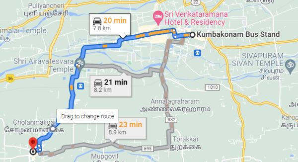 Tiruchathimuttham map
