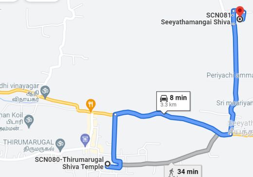 Tiruchaathamangai map