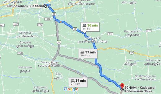 Kudavayil route map