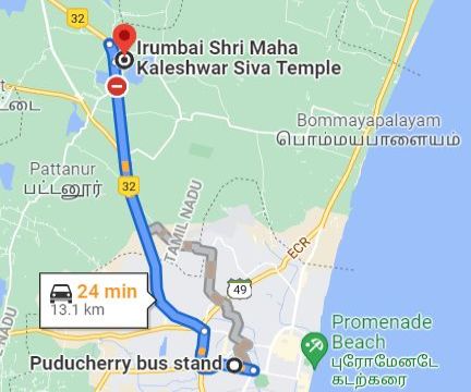 irumbai route map