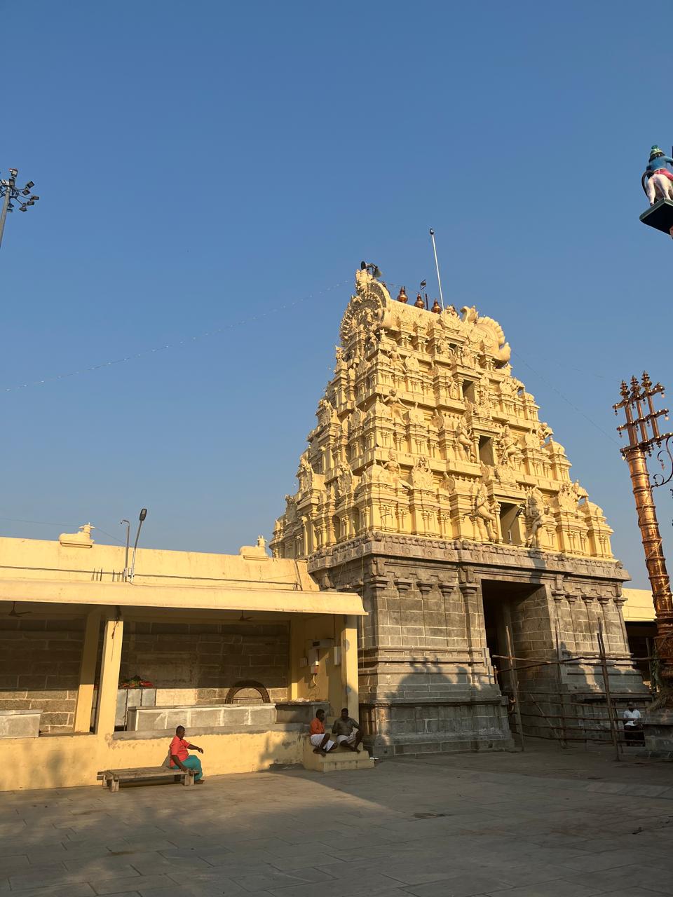 View from Inside the Temple