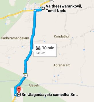 Tirukadamimudi map