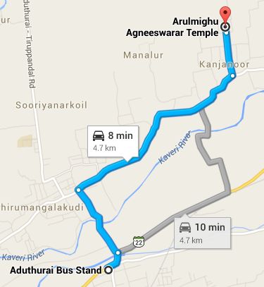 tirukanjanur map