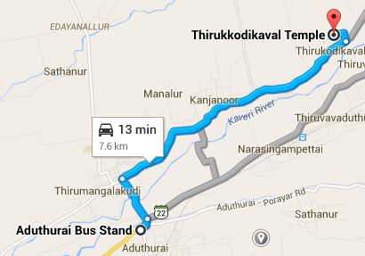 tirukodikaval map