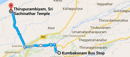 Tirupurambiyam map