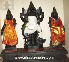 Muruga with His Consorts