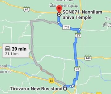 nannilam route map