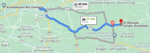 koonthalur location map
